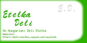 etelka deli business card